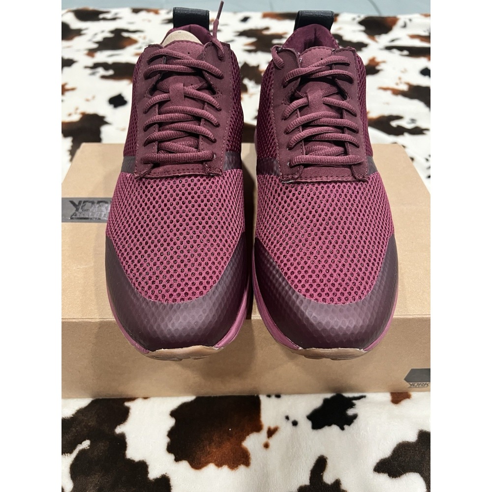 York Athletics Men's 'The Henry' Breathable Tight Mesh Sneaker Plum Size 10 New